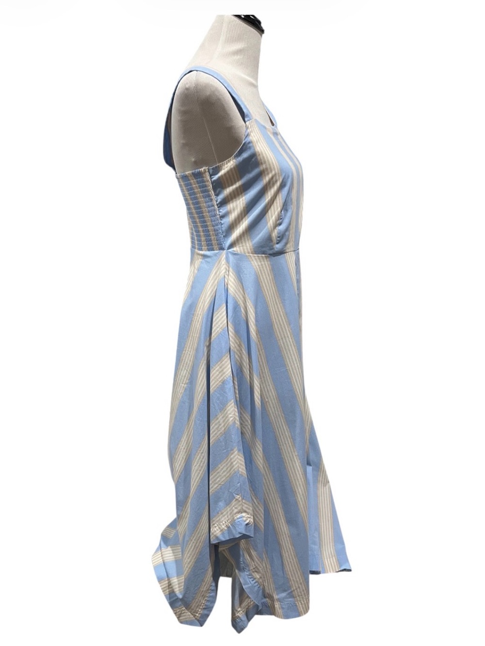 SUMMERSALT The Coastal Poplin Smocked-Back Maxi Dress Size Medium - Picture 4 of 8